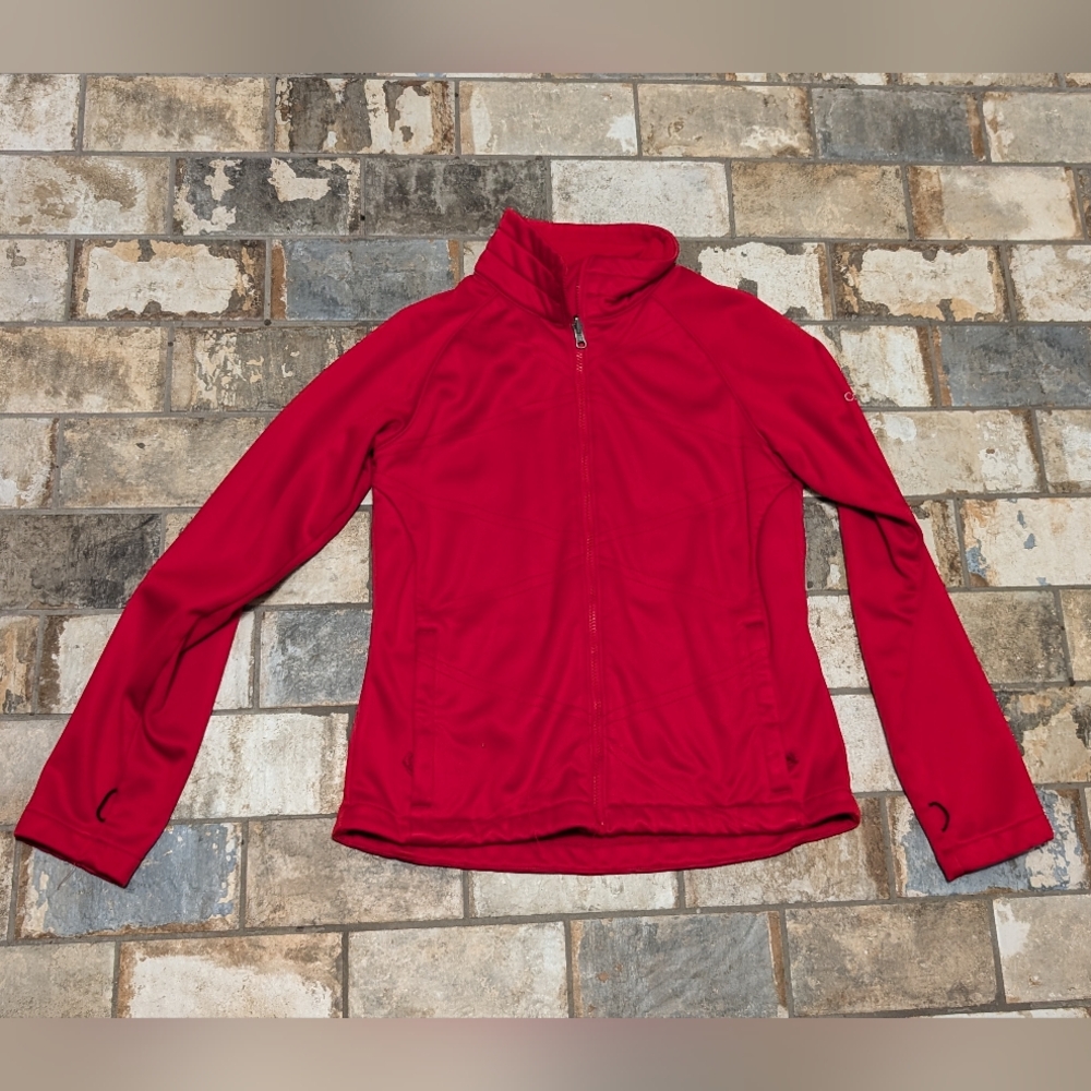 Columbia Women’s Medium Red Interchange Full Zip Jacket Sporty M